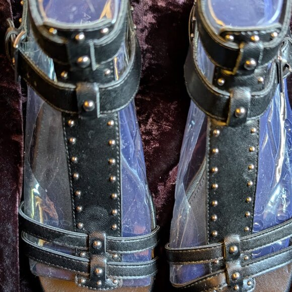 NEW Studded Gladiator Sandals, sz 8, Caged, Aerosoles - Picture 14 of 15